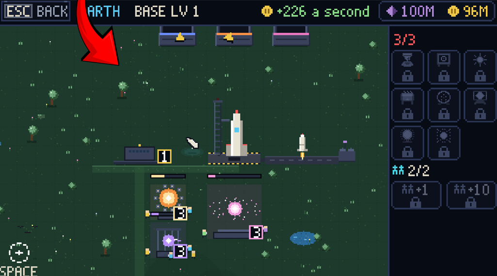 Building a base on a planet